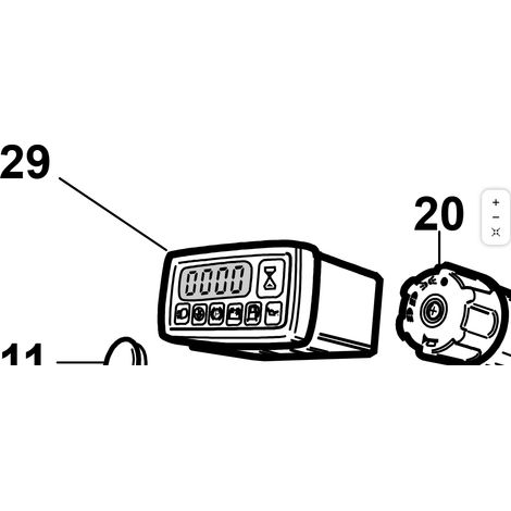 KIT CENTRALINA KUBOTA D902-D1105 ORIGINALE KUBOTA GIANNI FERRARI 95599000211