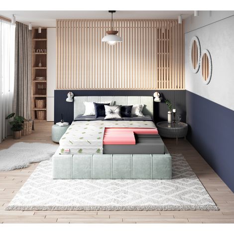 Matelas Select MAX MAX - Mousse haute résilience HR - Aloès Vera Epaisseur 24cm (1/4)