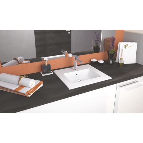 ONDEE - Lavabo KIO - Blanco - 45x40cm - Cerámica - con rebosadero (1/3)
