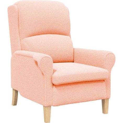 Fauteuil de Salon，Chaise，Fauteuil Rose 76 x 94 x 102 cm CFW835976 (1/5)