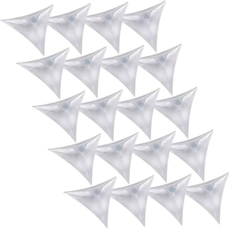 250 protège-coins pour meubles transparent PVC triangulaire (1/5)