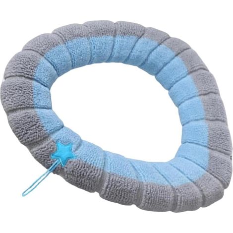 Abattant de toilettes Poignée levage intégrée , coussin thermique plus épais , revêtement salle bain (1/5)