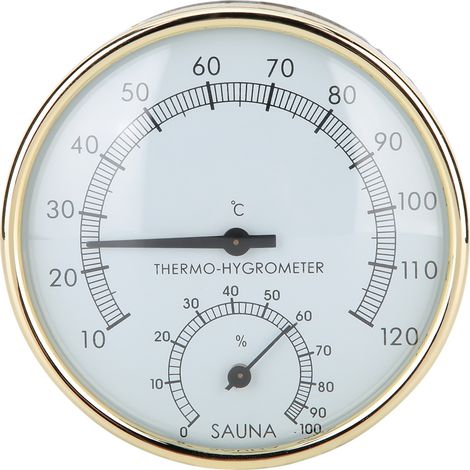 GROOFOO-Sauna Room Digital Thermometer Hygrometer Humidity Temperature Meter (1/5)
