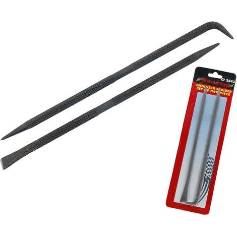 Neilsen 2pc Engineers Scriber Scraper Hardened Scoring Scribing Metal Plastic