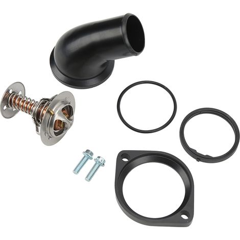 Boîtier de col de remplissage d'eau à 45 degrés avec thermostat 90916-03046, remplacement pour LS, LS1, LS2 et LS7, noir (1/5)
