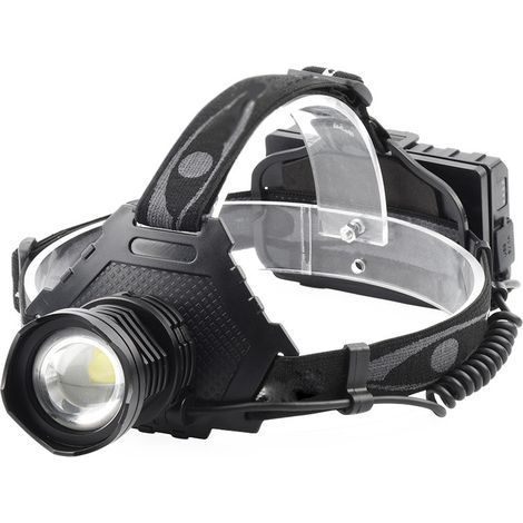 Faro a LED, impermeabile, nero (1/5)