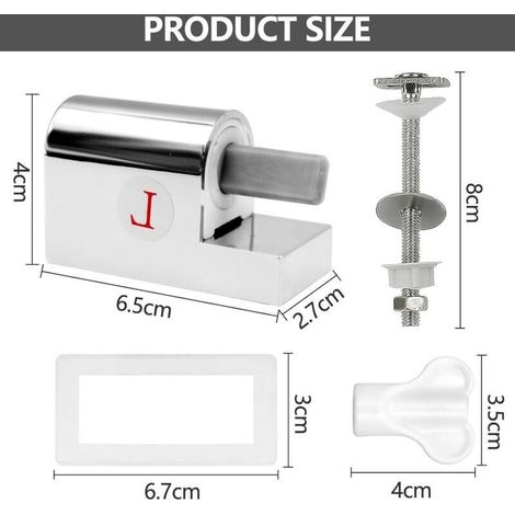 CSPARKV Fixation Abattant WC, Attaches Charnière Abattant WC Charnières De Siège De Toilette À Fermeture Douce Fixation Abattant WC Charnière Abattant WC pour Abattant WC Fixations Charnières (1/3)