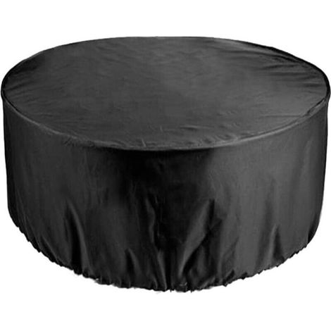 Garden Table Cover, 210D Polyester Waterproof Garden Furniture Cover, Dustproof Tarpaulin, Furniture Cover for Garden Tables, Chairs, Sofas (1/5)
