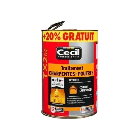 Tratamiento para estructura Tx202 5 L + 20% Gratis