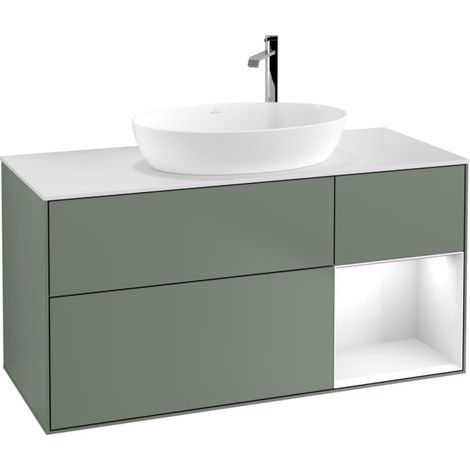 Villeroy & Boch F951GFGM Meuble sous-lavabo Finion F95 (1/2)