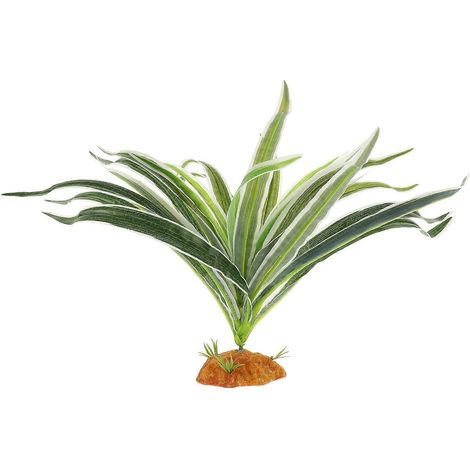Terrarium pour reptiles, décoration végétale artificielle, habitat pour reptiles, fausse plante verte (1/5)