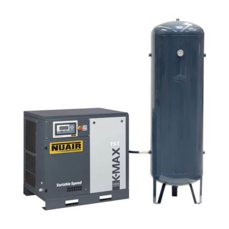 Compresseur d'air à vis silencieux 10 CV 500 L NUAIR (1/3)