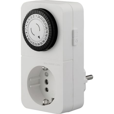 Sygonix SY-6906478 Steckdosen-Timer analog Tagesprogramm 3680 W Dauerbetrieb (1/5)
