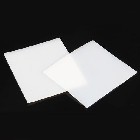 Feuille de caoutchouc silicone translucide de 20 x 20 pouces, 1 mm d'é (1/5)