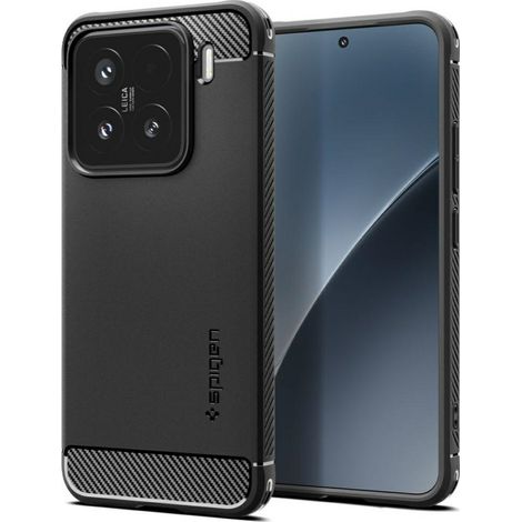 Funda Spigen Rugged Armor negra para Xiaomi 15 (1/5)