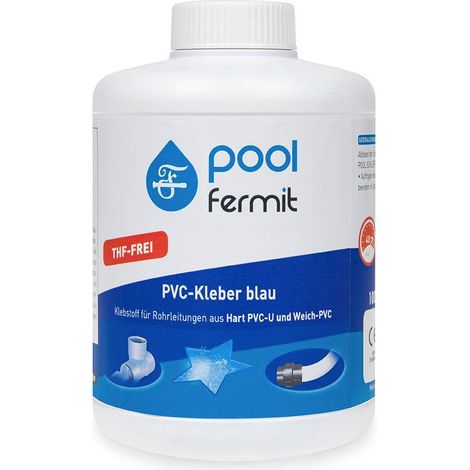 Fermit Pool PVC-Kleber blau 1000ml 09108