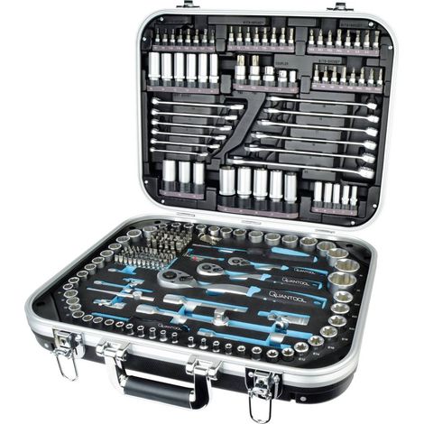 Brüder Mannesmann QUANTOOL Kit di chiavi a bussola 1/4, 1/2, 3/8 226 parti Q25000 (1/4)