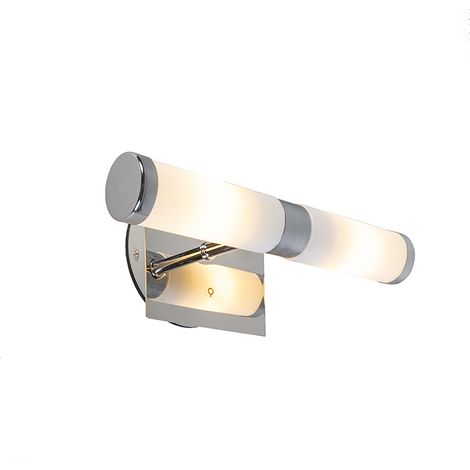 Smarte Wandleuchte Chrom IP44 inkl. 2 WiFi G9 - Bad