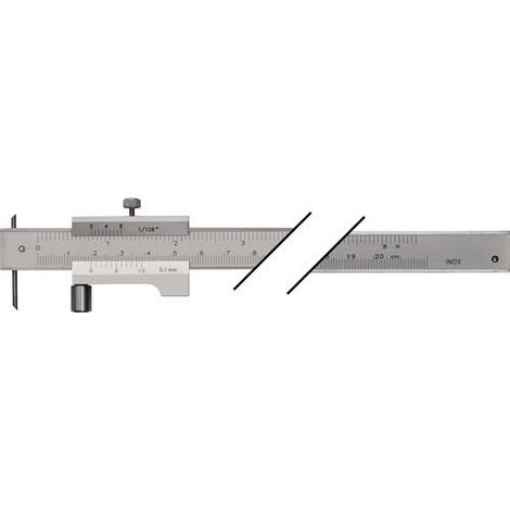 TECWERK Streichmaß 200mm m.Laufrolle TECWERK (1/2)