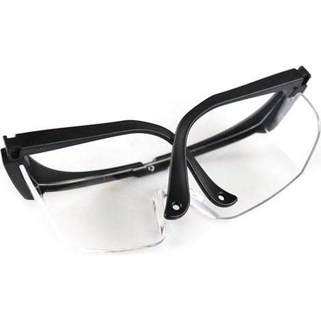 Lunettes de sécurité transparentes anti-projections pour protection oculaire au travail (1/3)