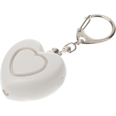 Alarme de sécurité personnelle portable pour filles, avec lumière LED, blanche - alarme de poche (1/5)