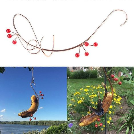Porte-bananes papillon élégant pour extérieur, hamac à bananes papillon, porte-fruits (1/4)