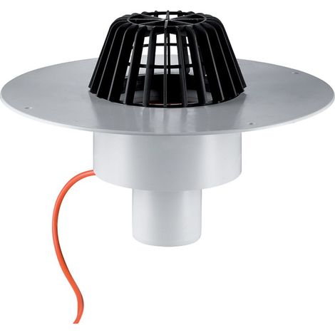 Dallmer Dachablauf 62 H beheizt, DN 70, PVC, 623140 (1/2)
