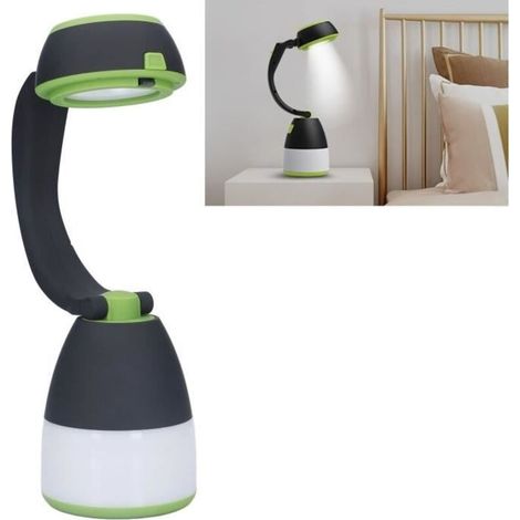 (comme images montrées)Lampe de camping à LED Modèle Multifonctionnel - Rechargeable - 3000 mAh - 3 modes d'éclairage (1/4)