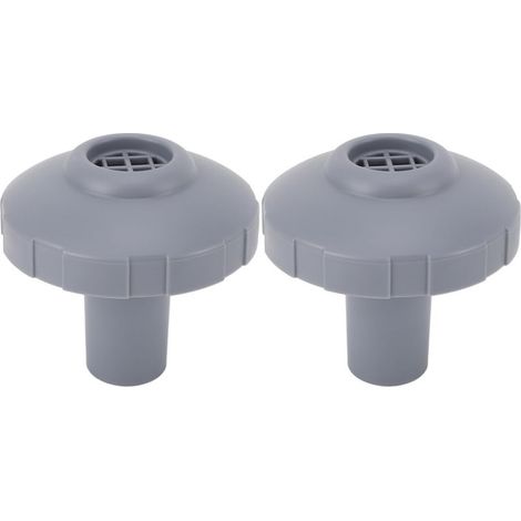 Lot de 2 buses d'entrée de piscine, connecteurs de filtre en plastique résistant à l'usure, avec ensemble de filtre 11070 12364, pour pièces de rechange de piscine hors sol (1/5)