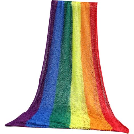 Couverture pour Nourrisson Arc-Ciel Débarbouillettes pour Garçon Fille Couverture Emmaillotage Confortable Et Pratique (1/4)