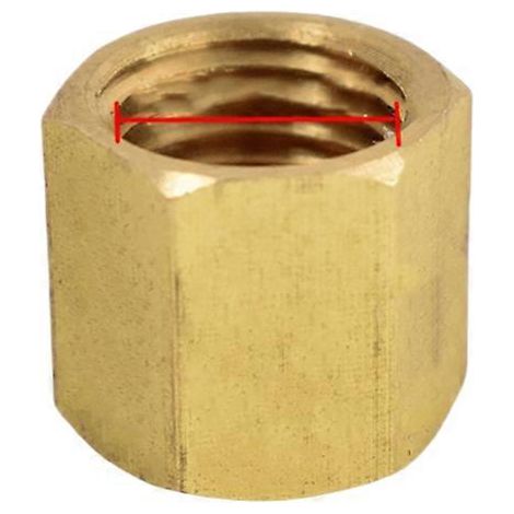 Bouchon à vis en cuivre pour climatiseur Bouchon de vanne pour unité extérieure de climatiseur Bouchon de vanne d'arrêt de climatiseur (bouchon de vanne 2 minutes) ( ) (1/2)