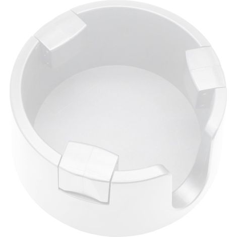 Portavasos antiderrames, posavasos con diámetro interior ajustable, para el hogar, la oficina y el exterior - Blanco (1/4)