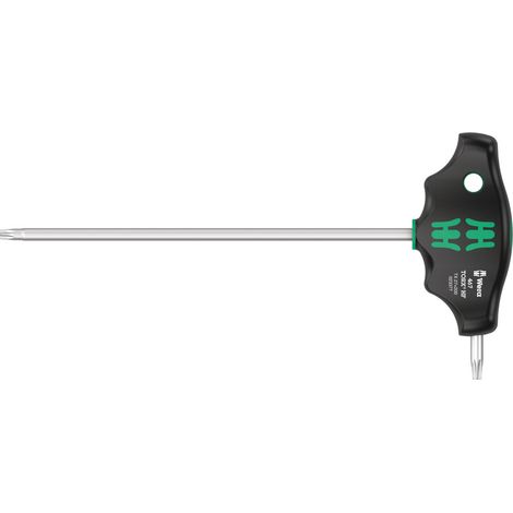 WERA T-Griff-Schraubendreher TORX 467 HF 27 x 200 mm, Haltef., Seitenabtrieb