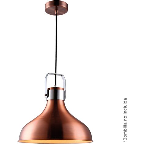 Lampara colgante Barum E27 1M Cobre (1/5)