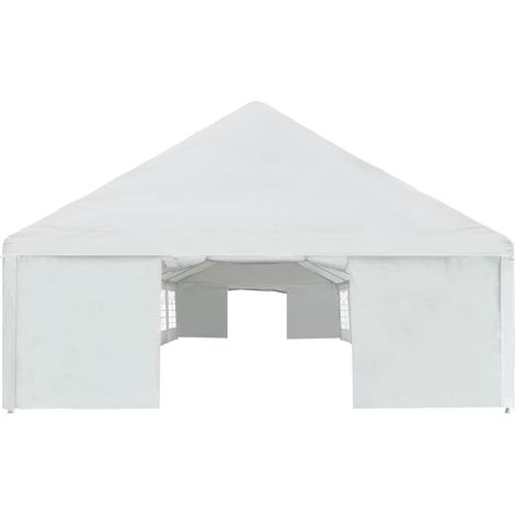 Maison Exclusive - Partyzelt PE 6x16 m Weiß (1/5)