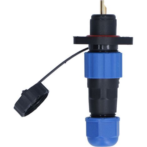 Connecteur d'alimentation industriel et aéronautique SP131, étanche IP68, 380V 25A, avec fiche et prise à bride (1/5)