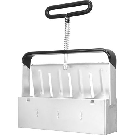 Moule à blocs de terre manuel pour semis et boutures, avec poignée ergonomique. (1/5)