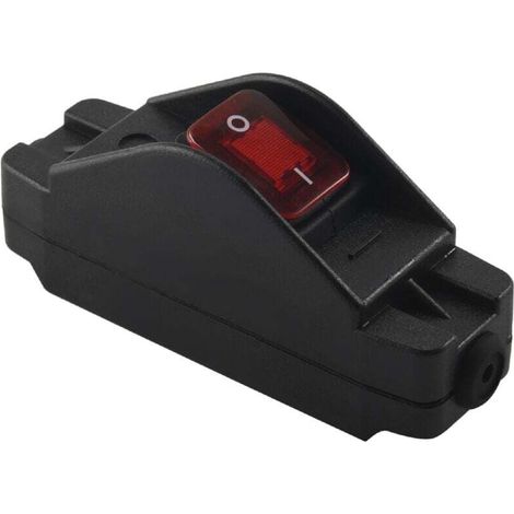 30A 220V Wasserdichter Netzschalter, Doppelschalter, runder Flachkontakt, Silber, staubdicht - Crezuo