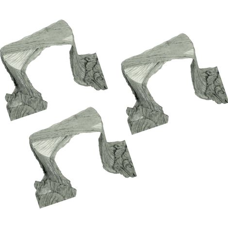 Tovaglia, 3 pezzi, grigio-verde