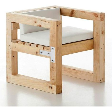 Set aus 20 Möbelbefestigungswinkeln aus Edelstahl 304, bestehend aus 10 L-Verbindern und 10 flachen Winkeln. (1/4)