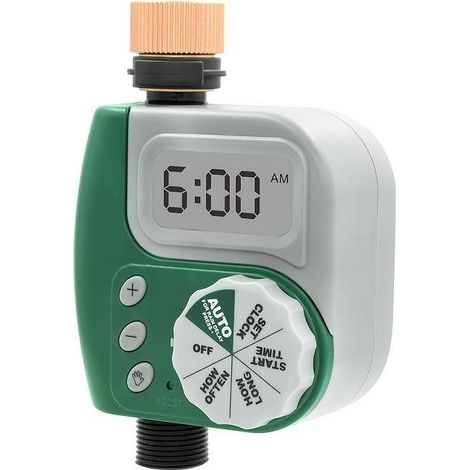 Minuteur d'arrosage automatique pour jardin, arroseur numérique, programmateur d'arrosage extérieur intelligent (1/5)