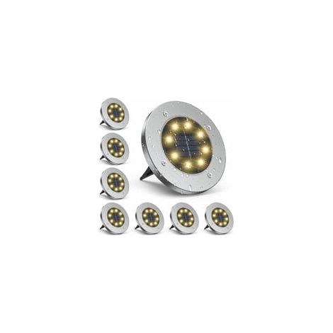 Lumières Solaires Enterrées pour Pelouse - Décoration de Jardin (1/5)
