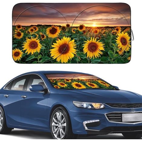 Sonnenschutz fürs Auto Praktischer Sonnenschutz für die Autoscheibe Reduziert die Innentemperatur und schützt so den Innenraum für SUVs, Pickups (1/5)