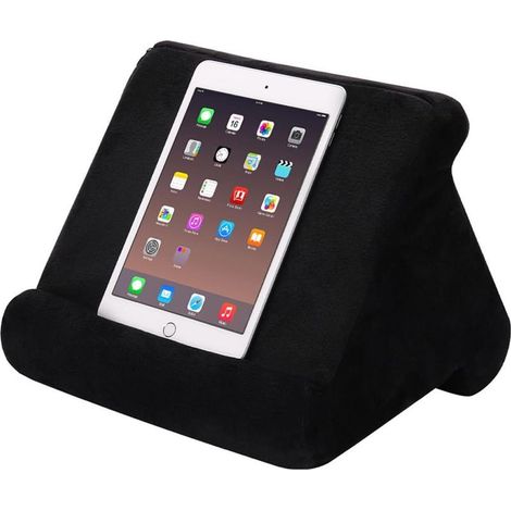 Flexibler Tablet-Ständer mit mehreren Winkeln – Drei einstellbare Betrachtungswinkel für Tablets, Smartphones und Bücher (schwarz)