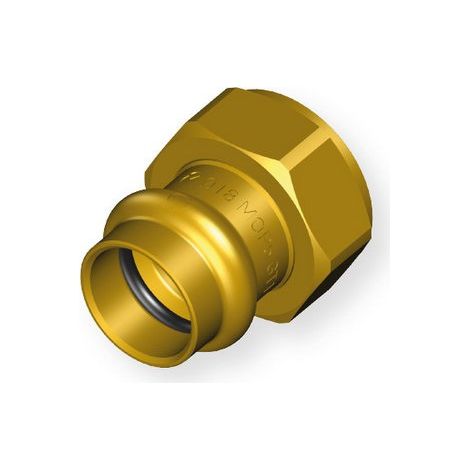 RACCORDO A PRESSARE CODOLO+DADO CD11 TC 3/4 x D. 22mm