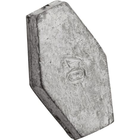 Paladin Angelblei Sechskantblei 40g mit Loch 2 Stück Angelblei