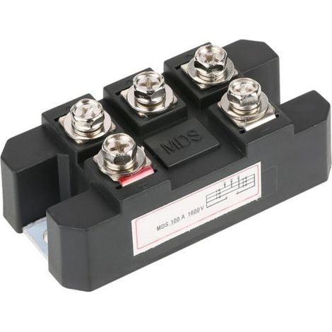 Pont Redresseur Triphasé - 100 A - Pour Alimentation Électrique Industrielle - 1 Pièce (1/4)