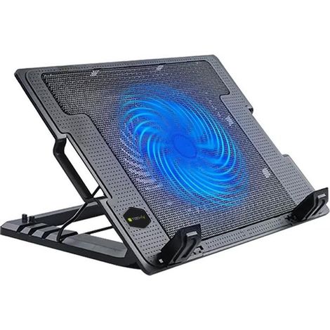 Techly ICOOL-CP12TY almohadilla fría 43,9 cm (17.3") 1400 RPM Negro