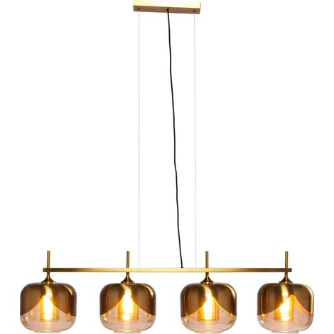 Kare Design Lampadario Gold Goblet Quattro, Oro, Ø25Cm, Lampadine Non Incluse (1/5)