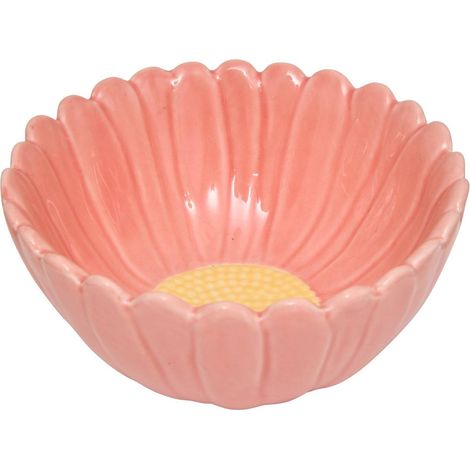 Cuenco de cerámica con flor de rosa 35cl - Atmosphera créateur d'intérieur (1/2)